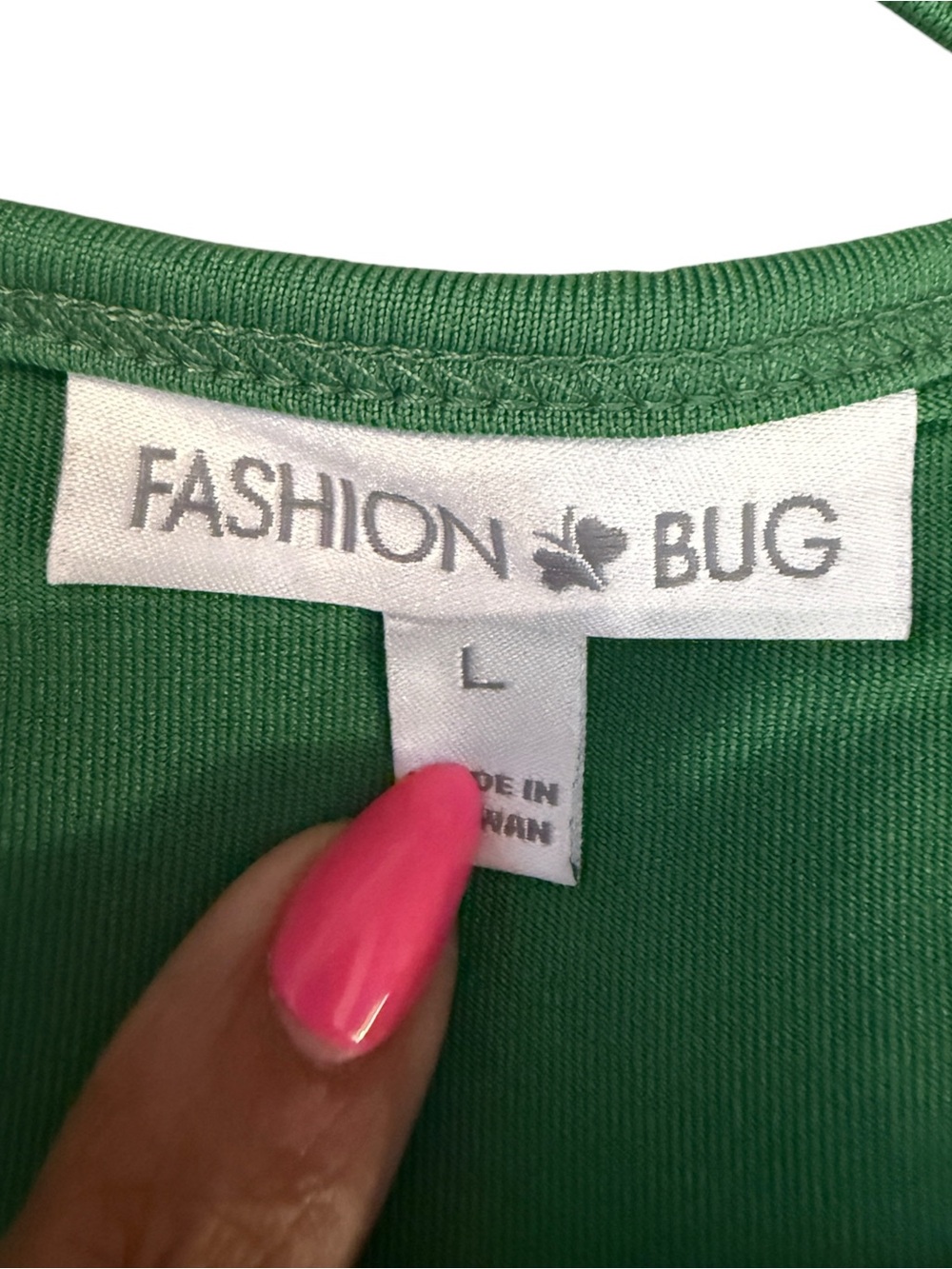 Fashion Bug Green Women's Camisole Top - Classic Essential, size L, NWOT - Picture 6 of 9